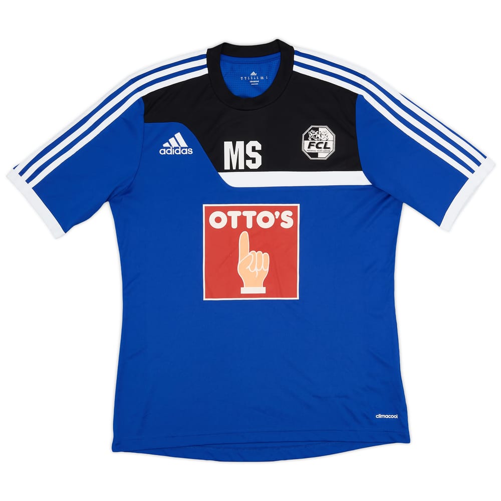 2013-14 Luzern Staff Issue adidas Training Shirt MS - 8/10 - (M)
