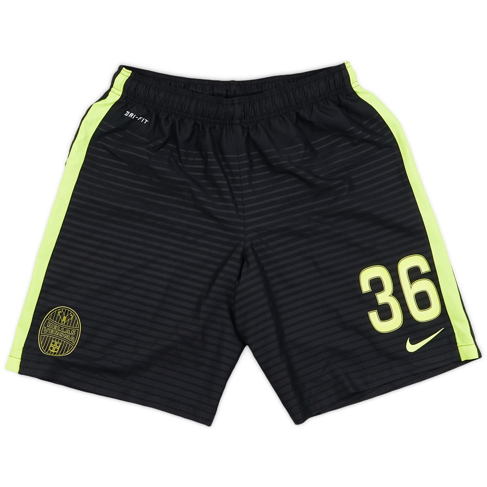 2015-16 Hellas Verona Player Issue Away Shorts - 9/10 - (L)