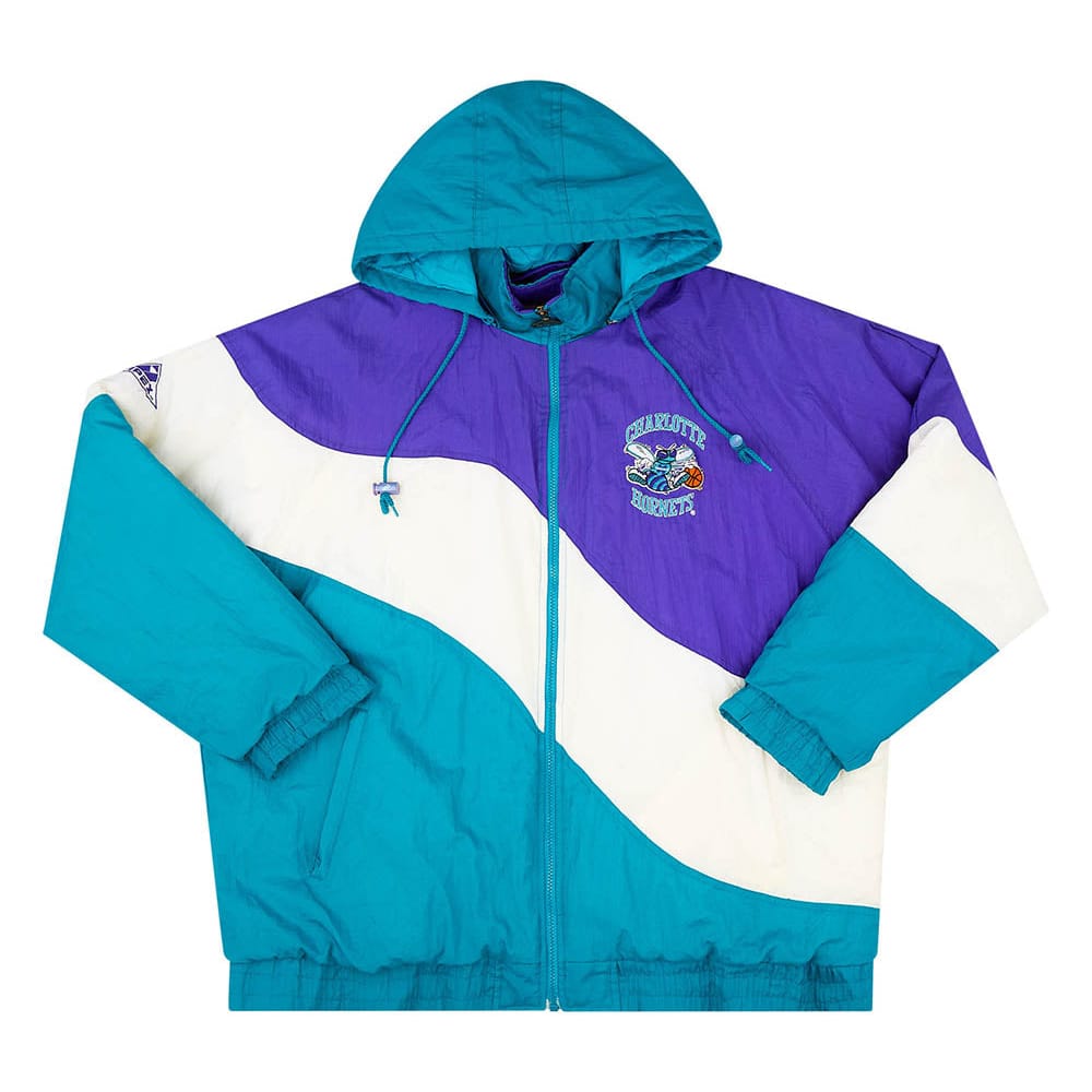 1990s Charlotte Hornets Apex One Rain Coat XL