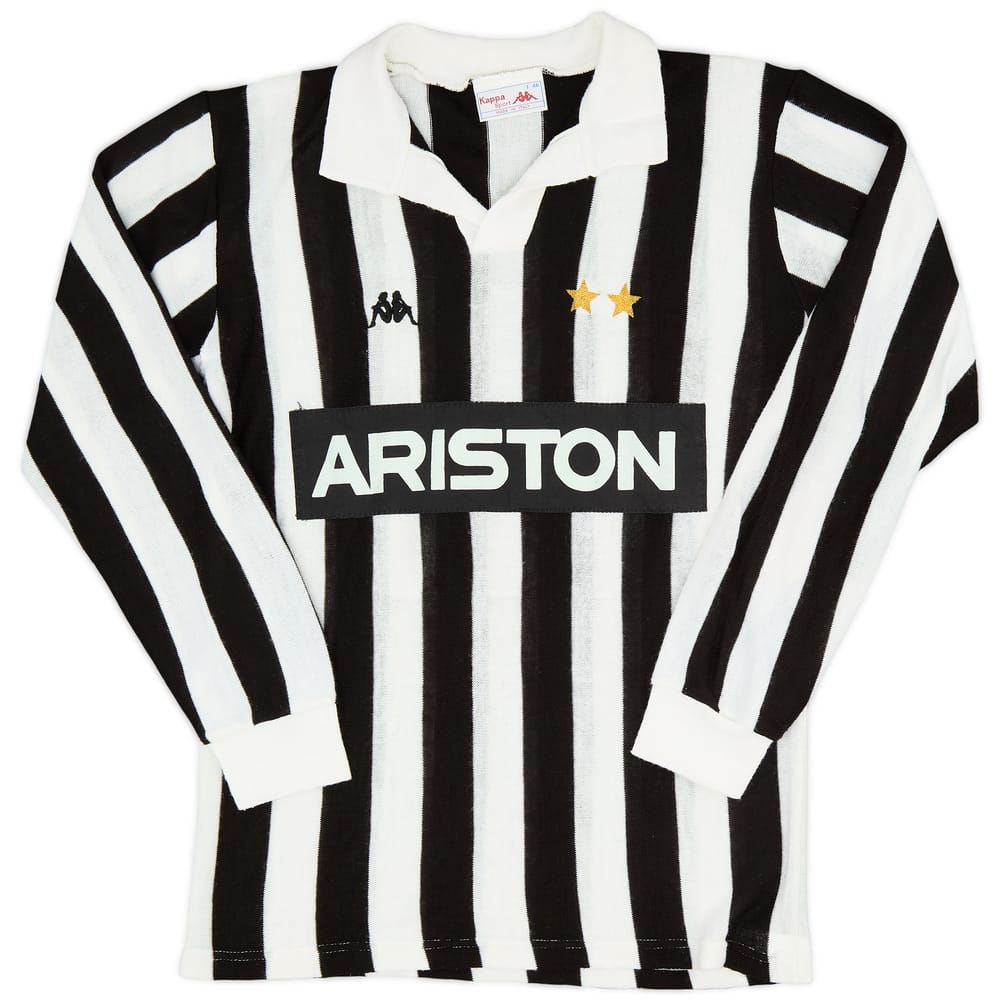1983-84 Juventus Home L/S Shirt - 9/10 - (XL)