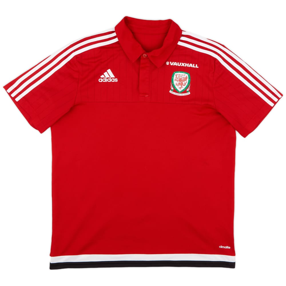 2016-17 Wales adidas Polo Shirt - 6/10 - (L)