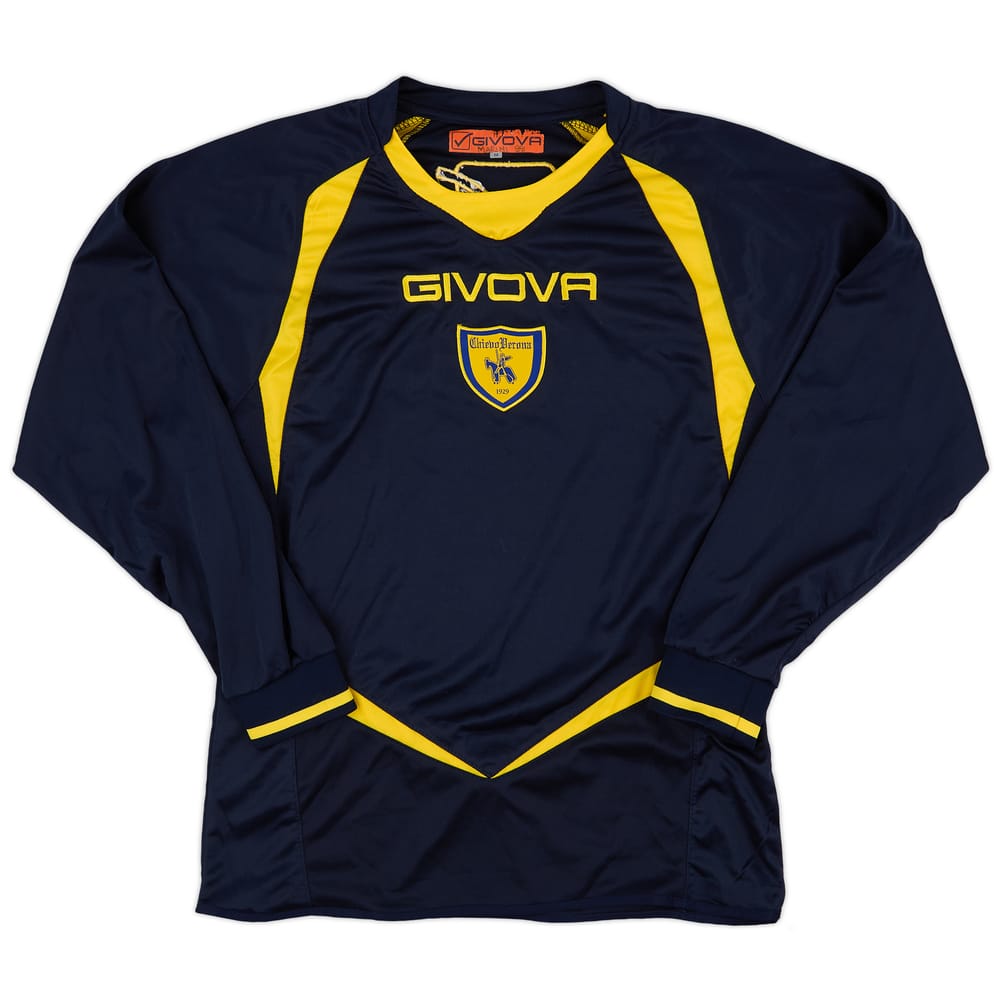 2009-10 Chievo Verona Givova Training L/S Shirt - 9/10 - (M)