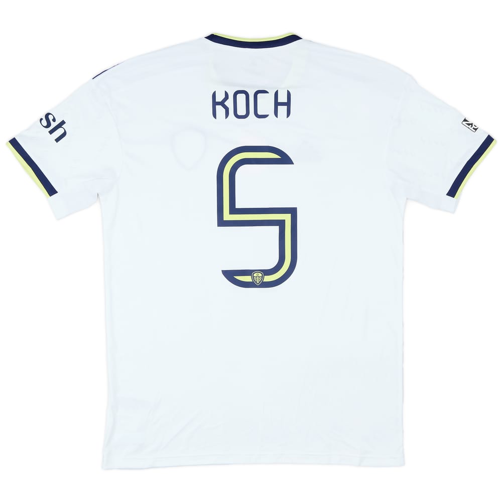 2022-23 Leeds Match Issue Carabao Cup Home Shirt Koch #5