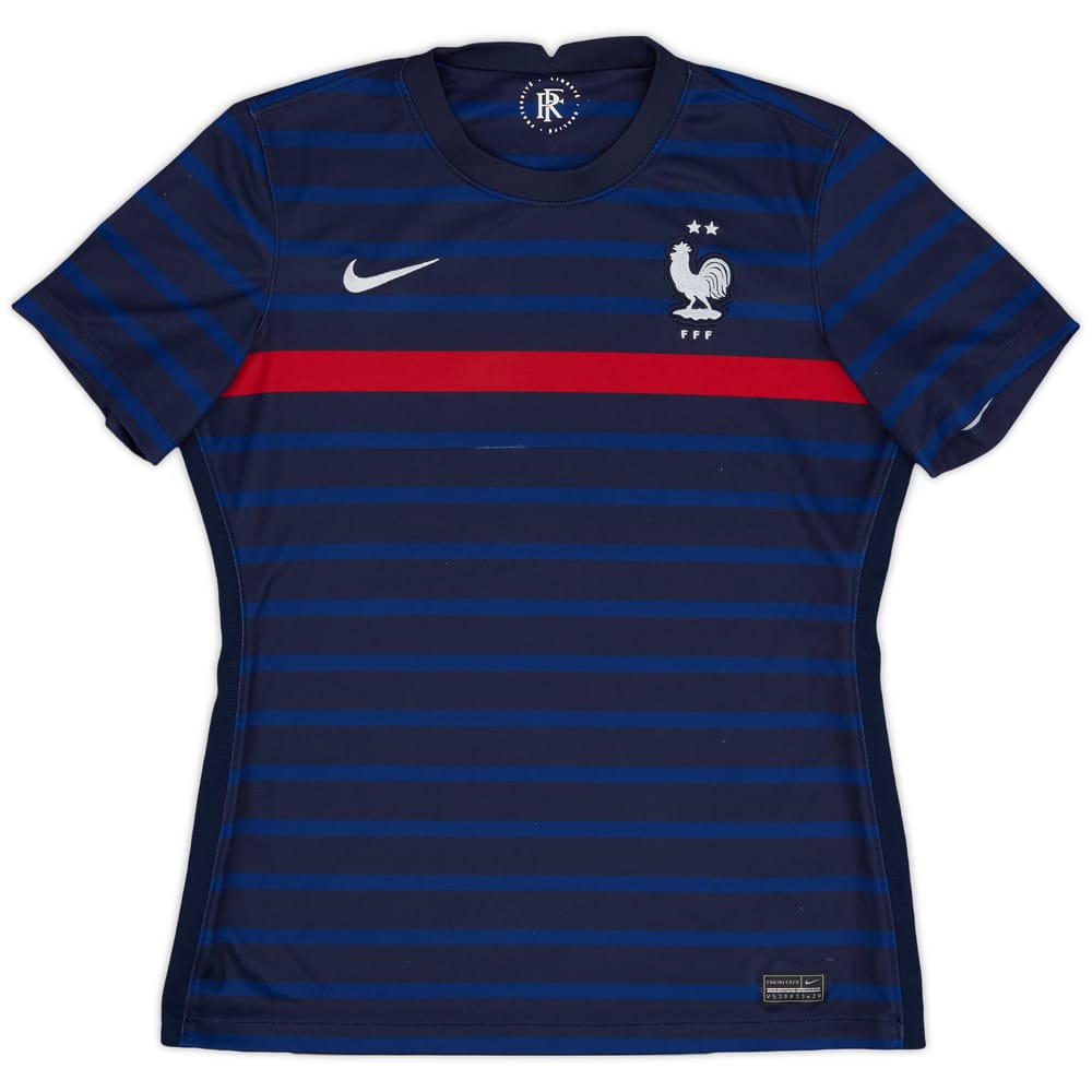 2020-21 France Home Shirt - 6/10 - (M.Boys)