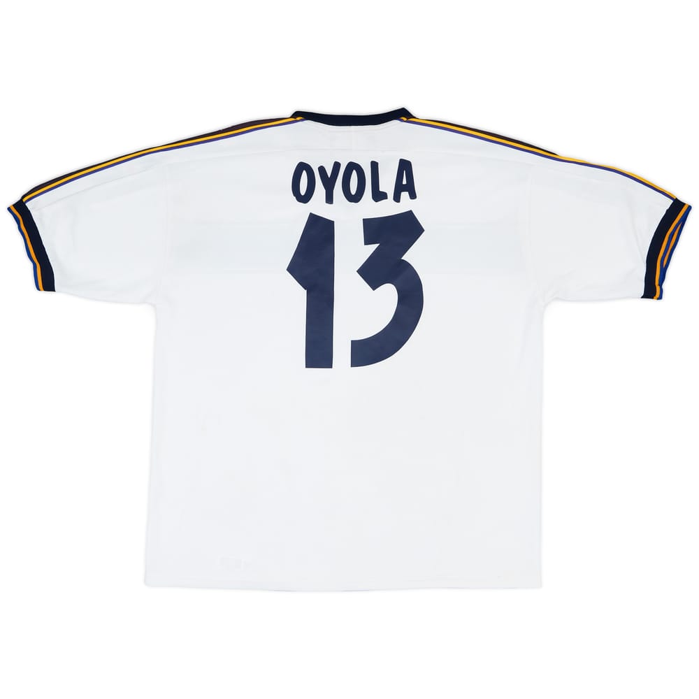 2002-03 Parma Match Issue Away Kit Oyola #13