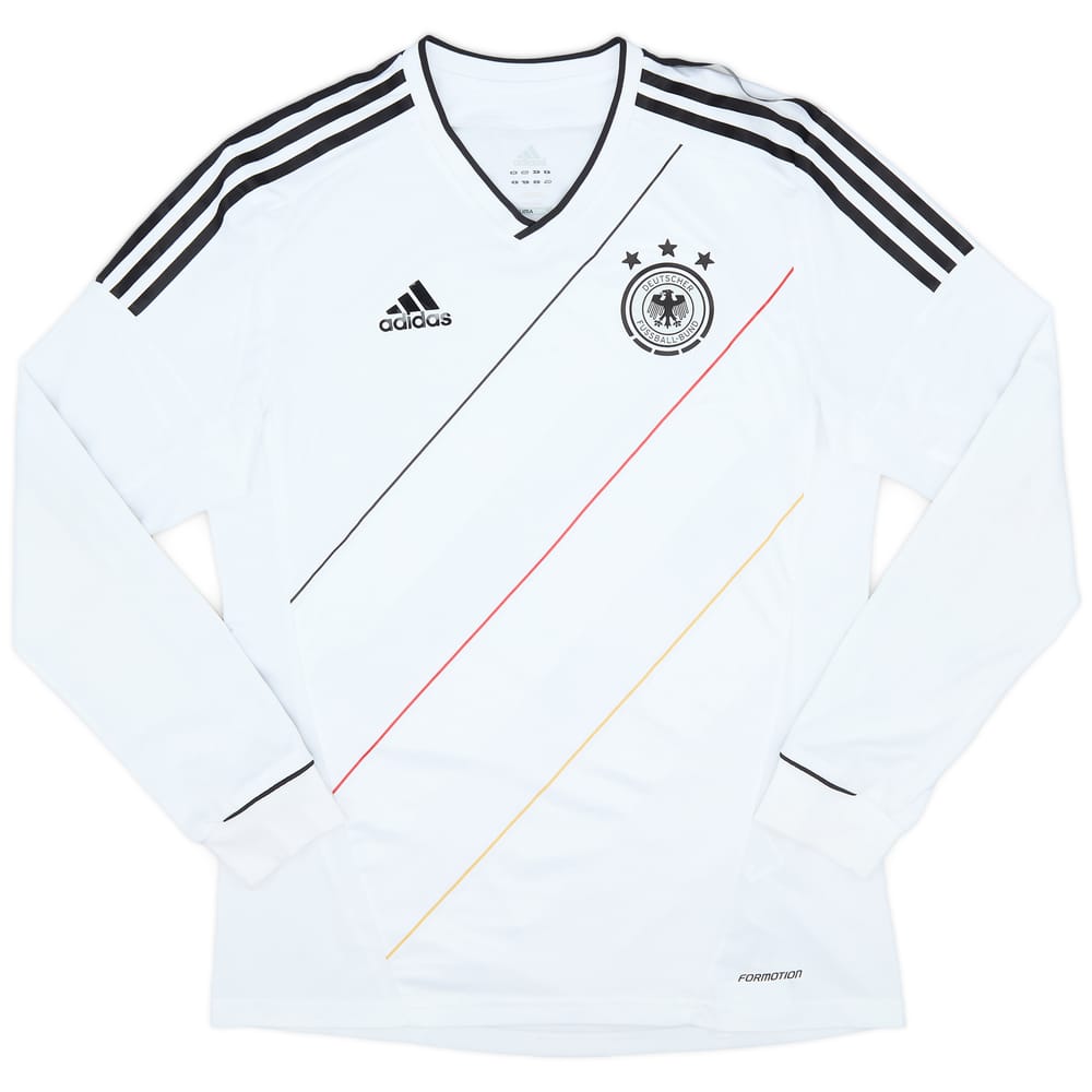 2012-13 Germany Authentic Home L/S Shirt - 4/10 - (L)