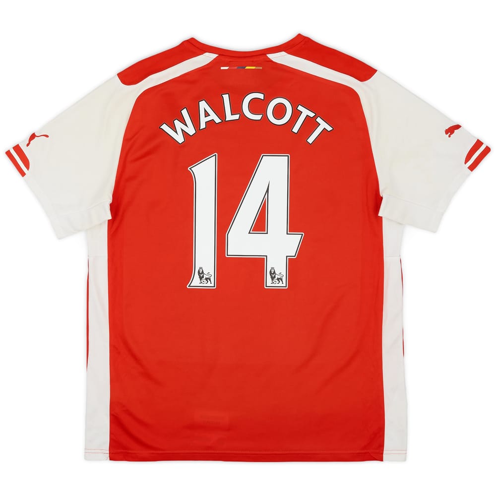 2014-15 Arsenal Home Shirt Walcott #14 - 5/10 - (L)