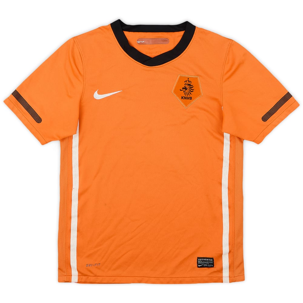 2010-11 Netherlands Home Shirt - 5/10 - (M.Boys)