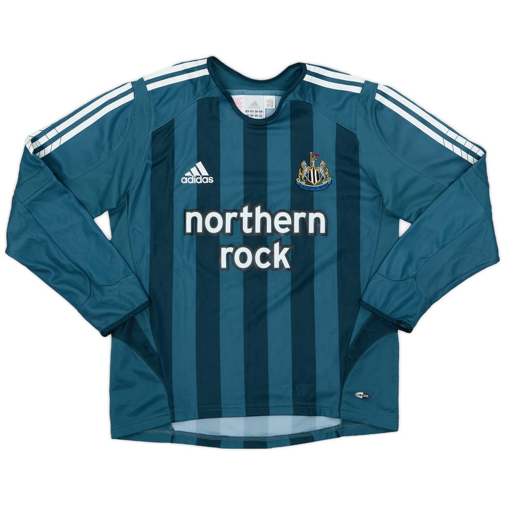 2005-06 Newcastle Away L/S Shirt - 8/10 - (XL.Boys)