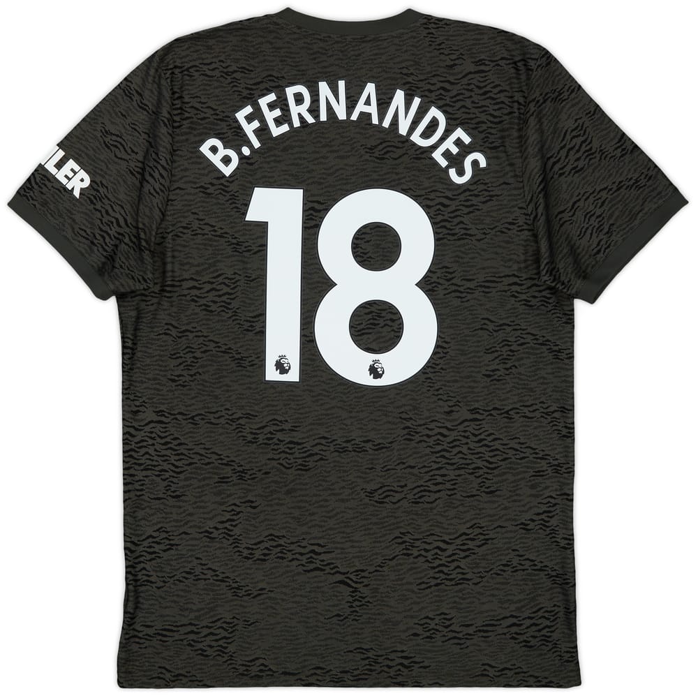 2020-21 Manchester United Away Shirt B.Fernandes #18 - 8/10 - (L)