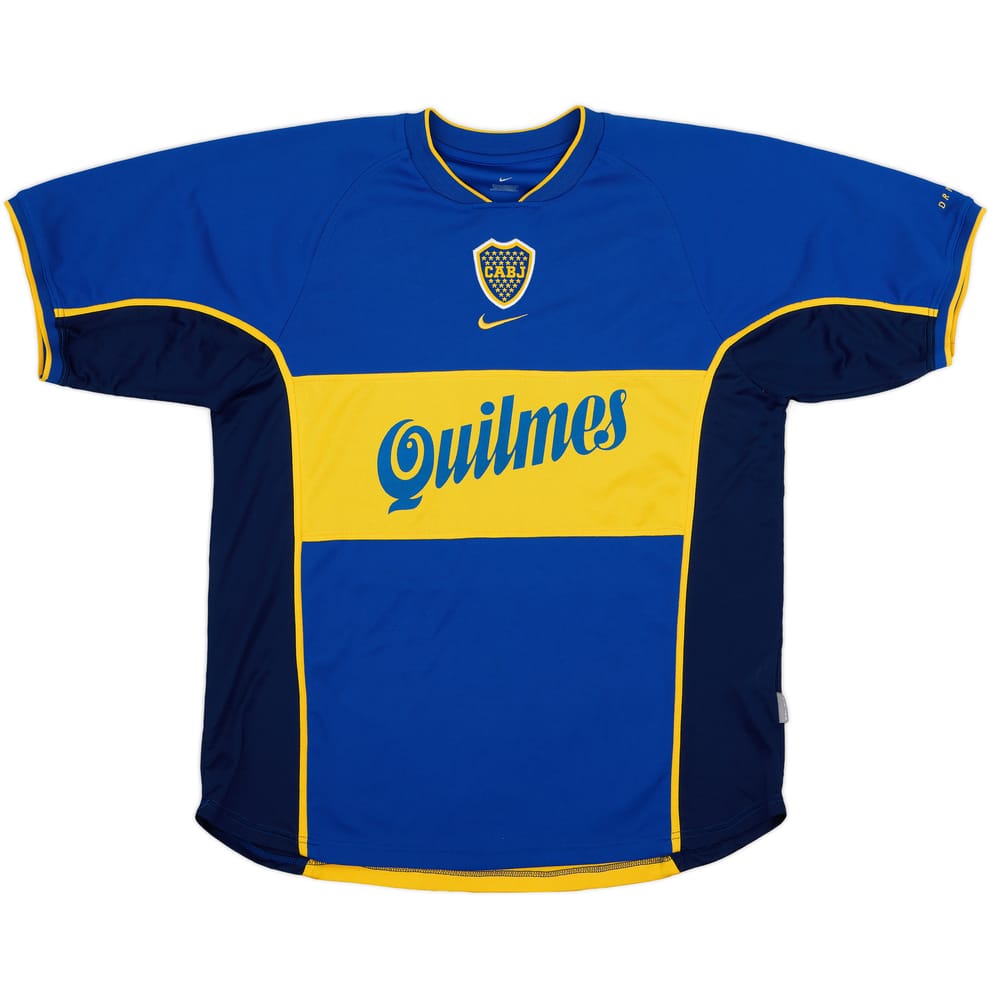 2001-02 Boca Juniors Home Shirt - 9/10 - (L)