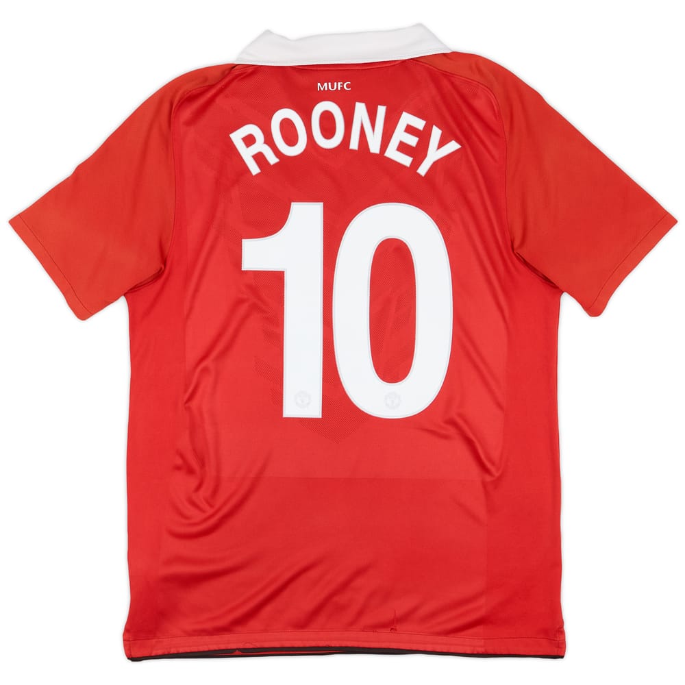 2010-11 Manchester United Home Shirt Rooney #10 - 4/10 - (M)