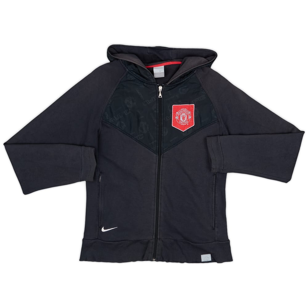 2004-05 Manchester United Nike Hooded Track Jacket - 6/10 - (S)