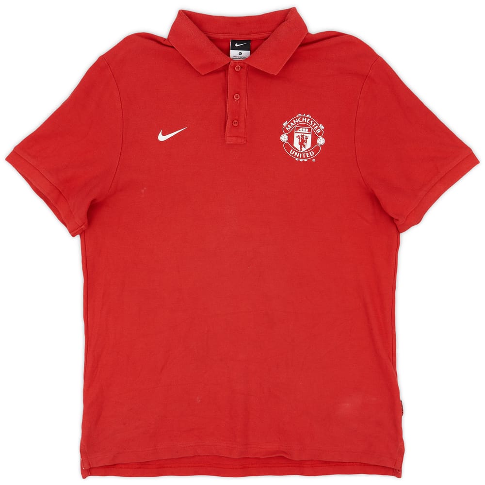 2013-14 Manchester United Nike Polo Shirt - 7/10 - (XL)