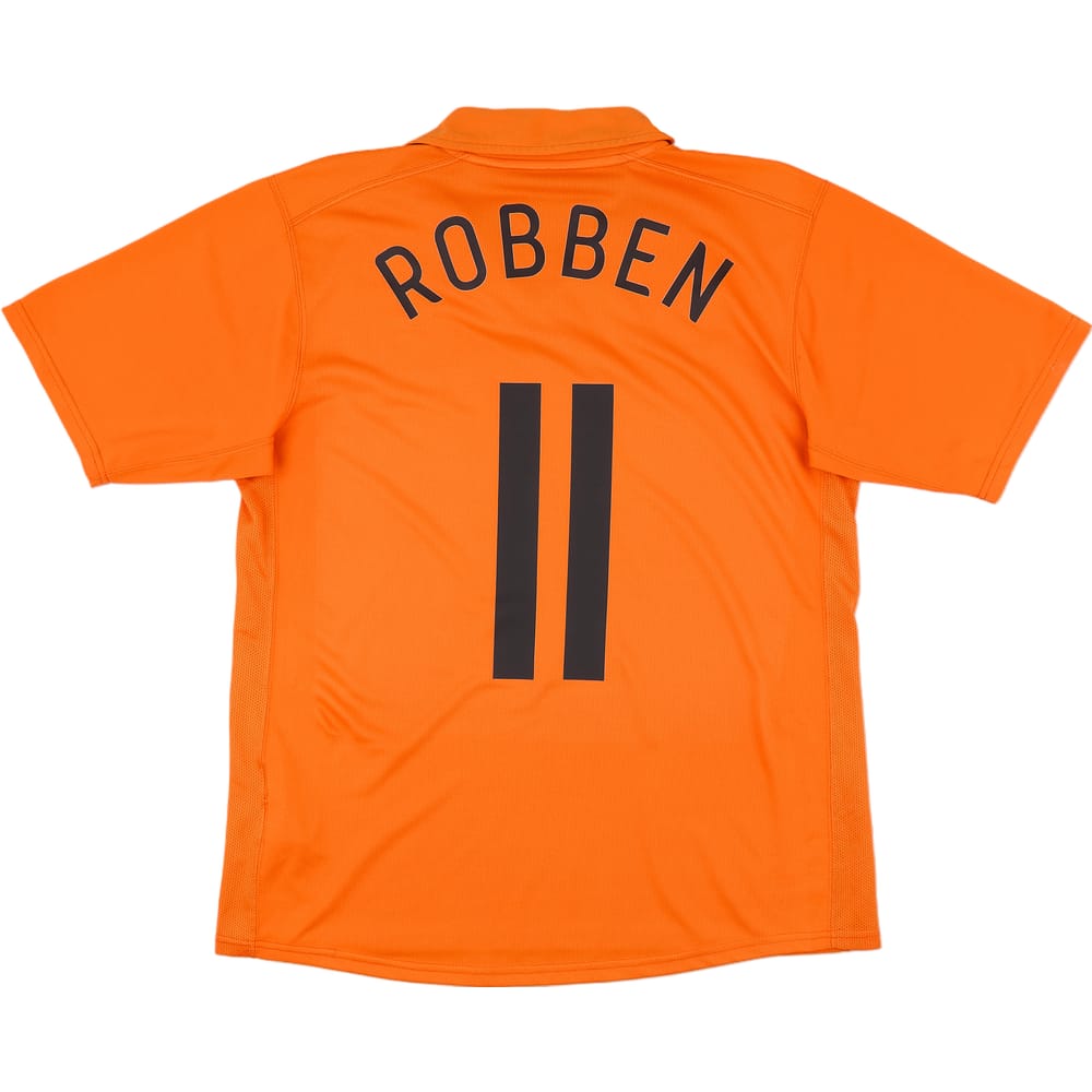 2006-08 Netherlands Home Shirt Robben #11 - 8/10 - (L)