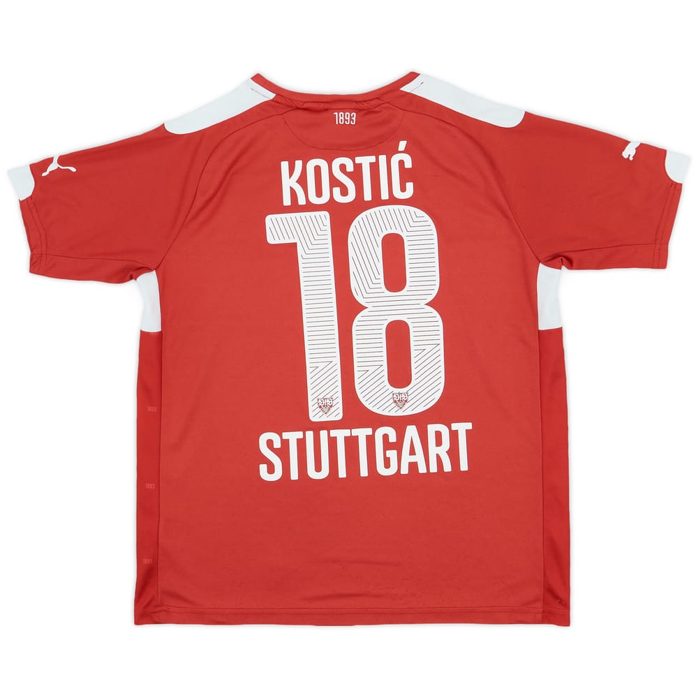 2014-15 Stuttgart Away Shirt Kostic #18 - 6/10 - (XL.Boys)