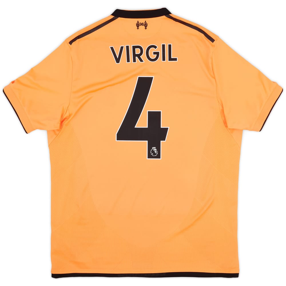 2017-18 Liverpool 125 Years Third Shirt Virgil #4 - 8/10 - (L)