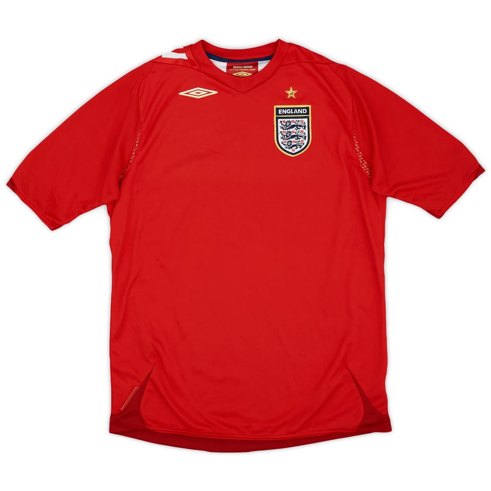 2006-08 England Away Shirt - 9/10 - (XL.Boys)