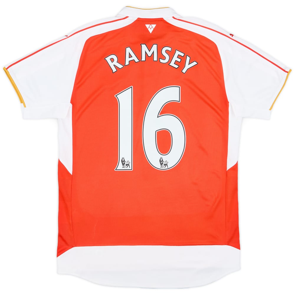 2015-16 Arsenal Home Shirt Ramsey #16 - 9/10 - (M)