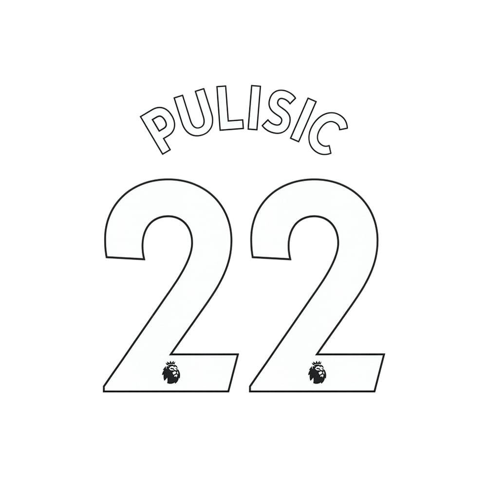 2019-20 Chelsea Junior Name Set Pulisic #22