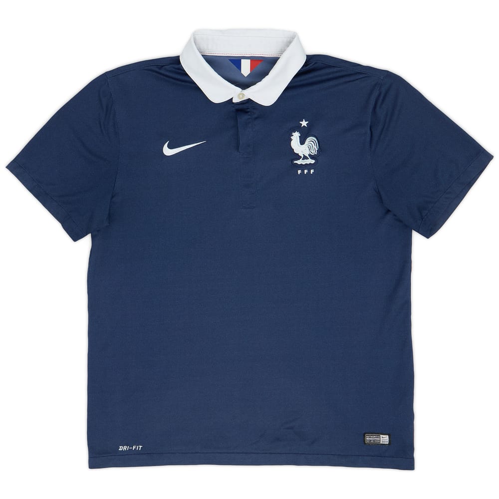 2014-15 France Home Shirt - 9/10 - (L)