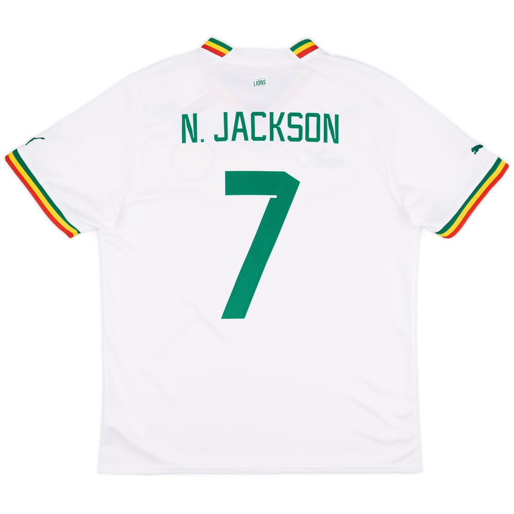 2022-23 Senegal Home Shirt N.Jackson #7