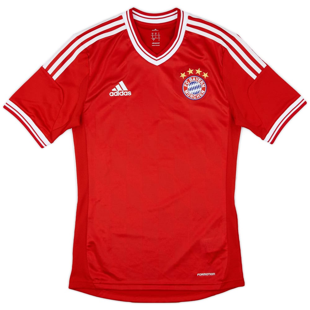 2013-14 Bayern Munich Signed Player Issue Home Shirt - 9/10 - (S)