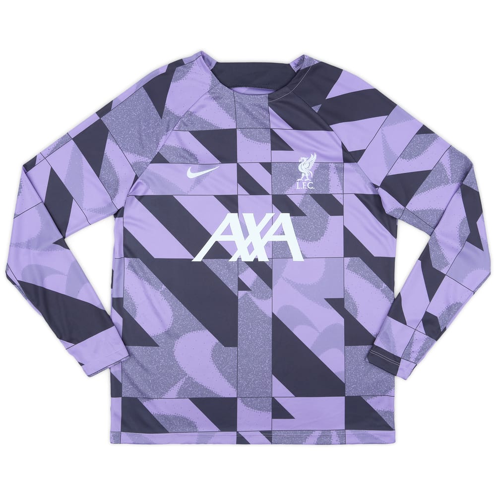 2023-24 Liverpool Nike Pre-Match L/S Shirt - 9/10