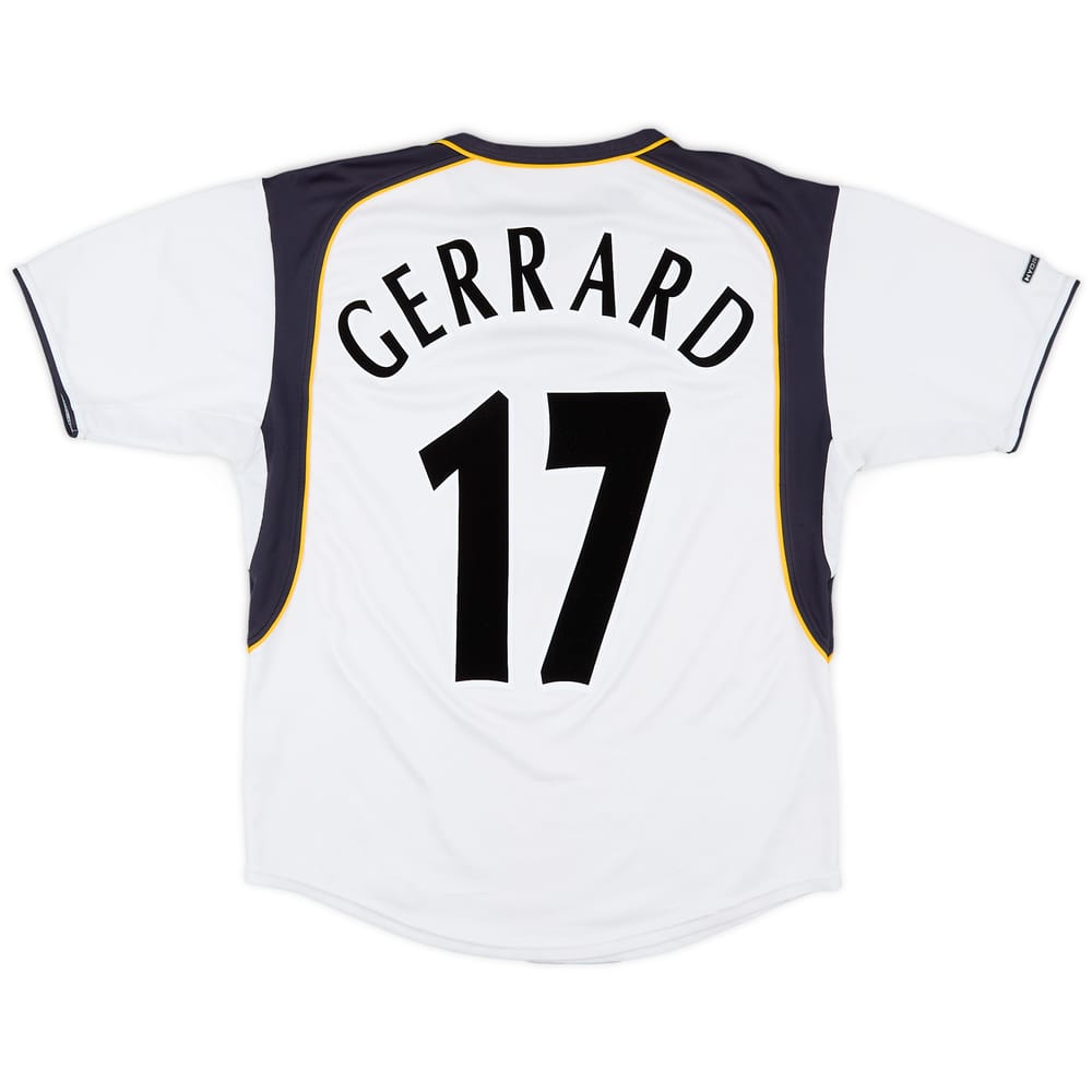 2001-03 Liverpool Away Shirt Gerrard #17 - 8/10 - (M)
