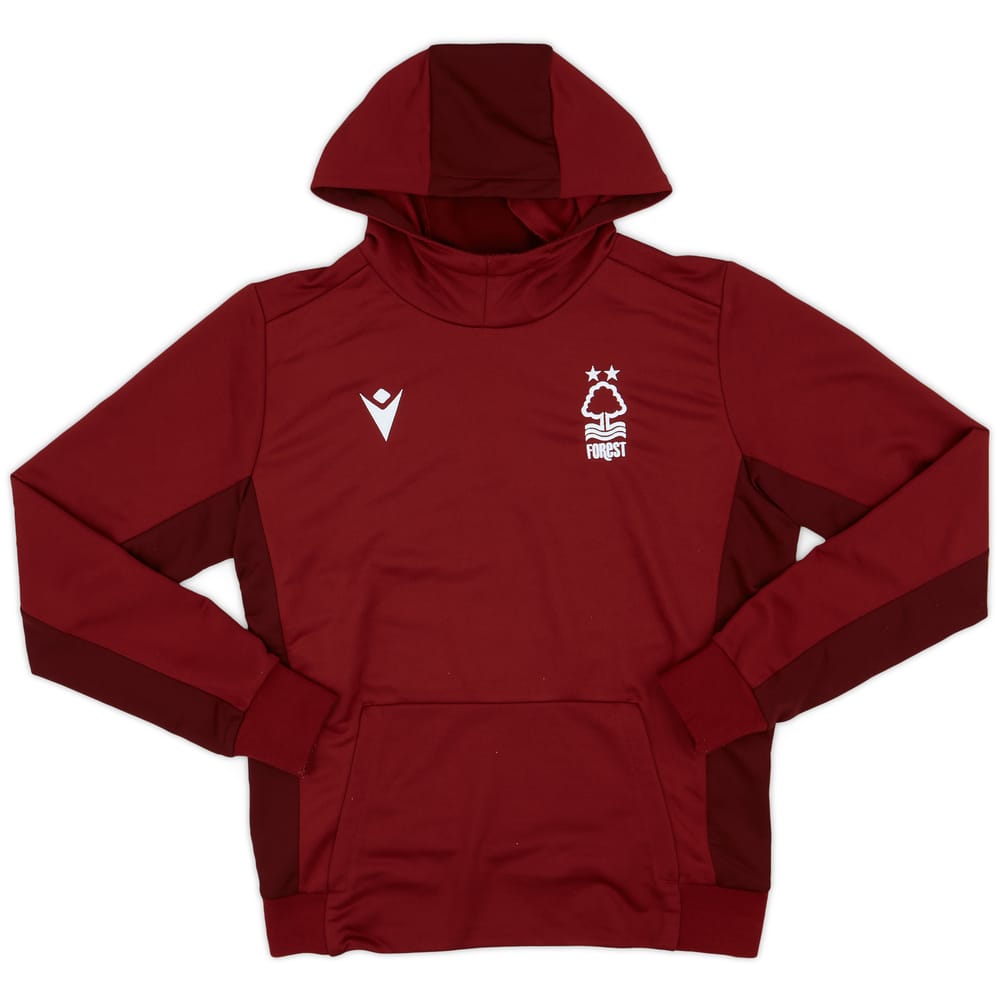 2020-21 Nottingham Forest Macron Hooded Sweat Top - 9/10 - (L)