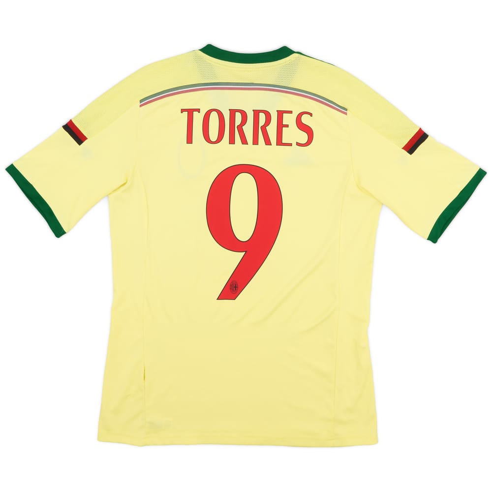 2014-15 AC Milan Third Shirt Torres #9 - 8/10 - (M)