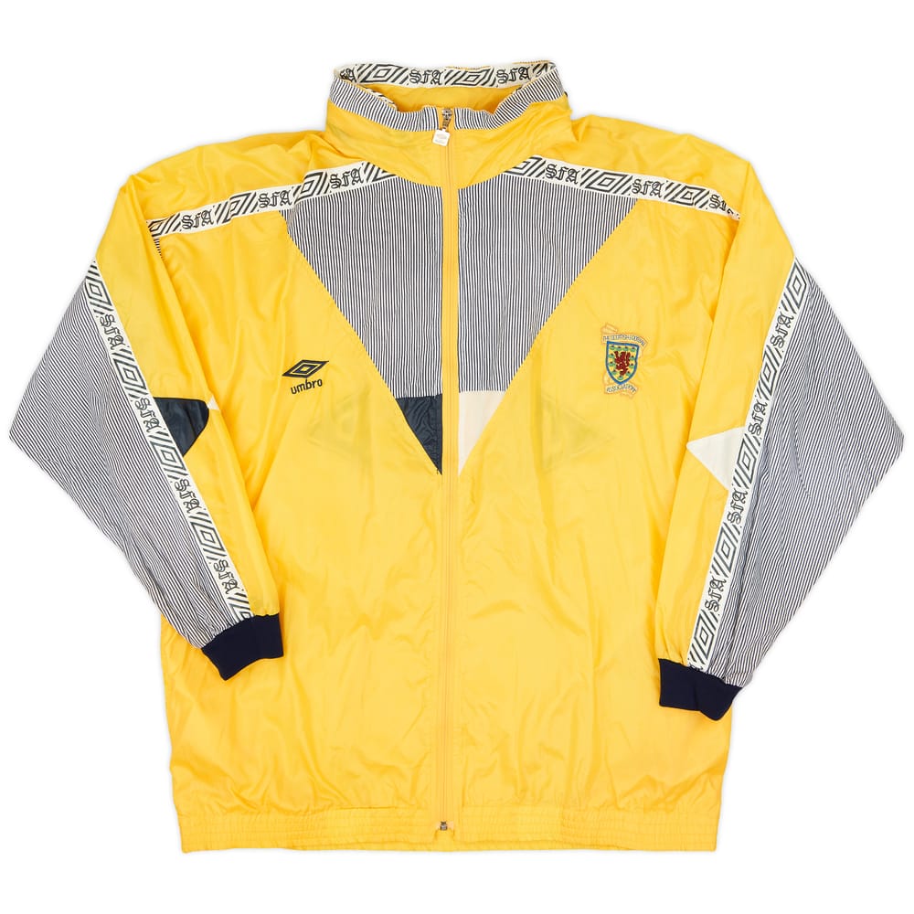 1990-92 Scotland Umbro Hooded Rain Jacket - 9/10 - (XL)