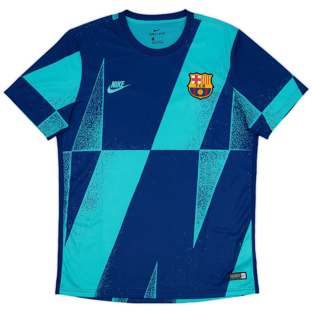 2019-20 Barcelona Nike Training Shirt - 9/10 - (L)