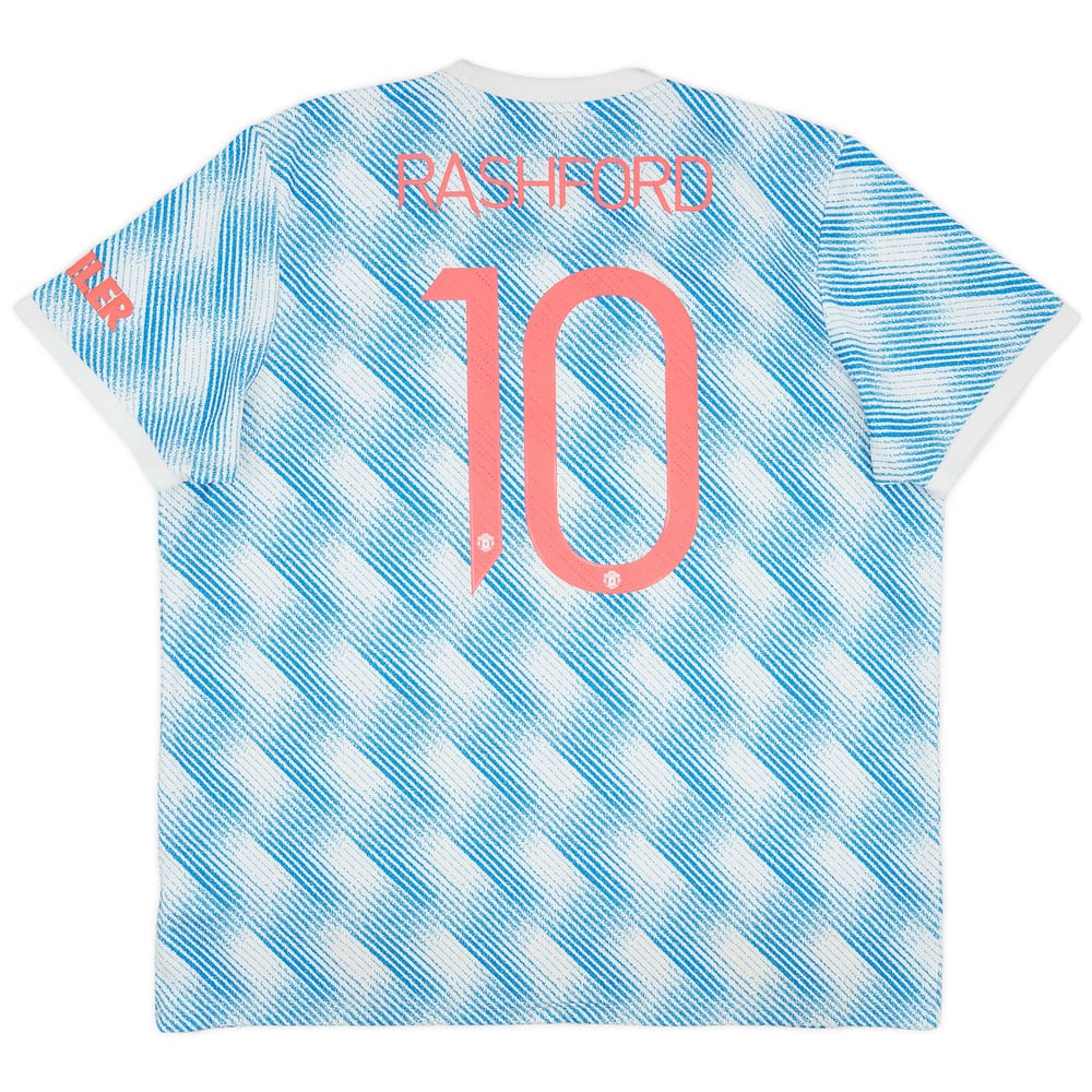 2021-22 Manchester United Away Shirt Rashford #10 - 9/10 - (XXL)