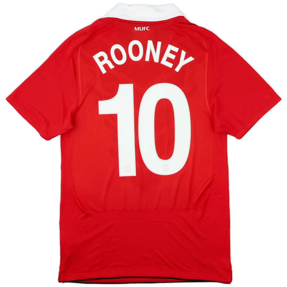 2010-11 Manchester United Home Shirt Rooney #10 (S)