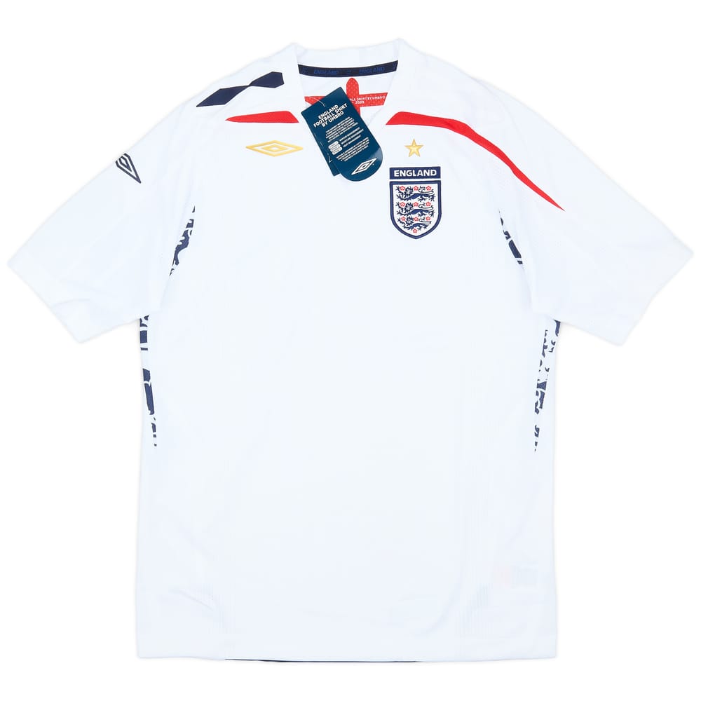 2007-09 England Home Shirt (XL.Boys)