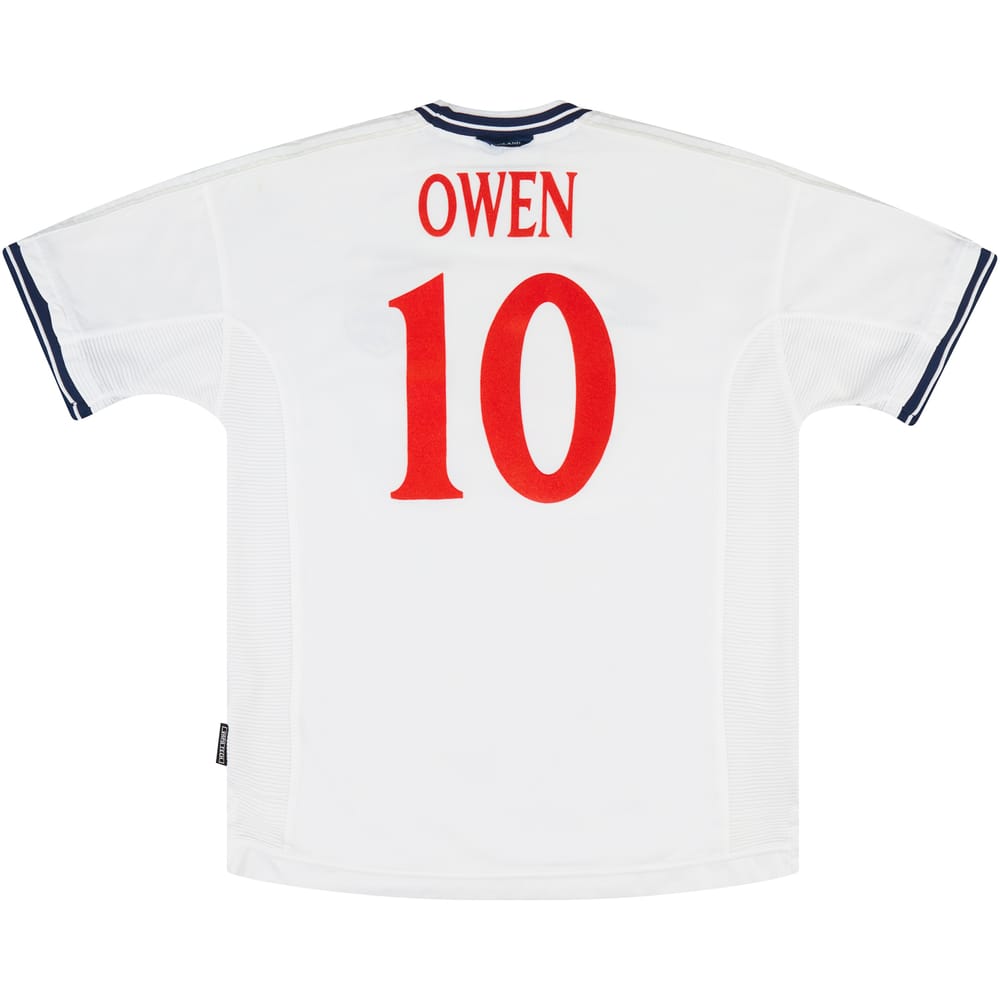 1999-00 England Home Shirt Owen #10 - 8/10 - (L)