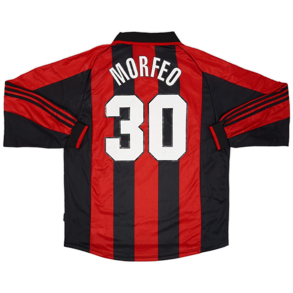 1998-99 AC Milan Match Issue Home Shirt Morfeo #30