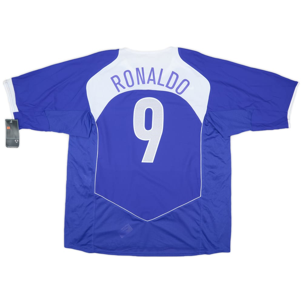 2004-06 Brazil Away Shirt Ronaldo #9 (XXL)