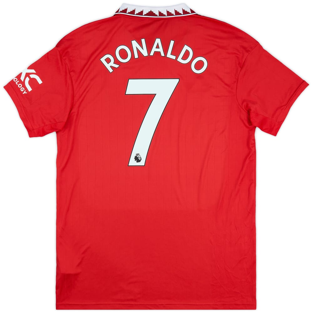 2022-23 Manchester United Home Shirt Ronaldo #7 - 8/10 - (S)