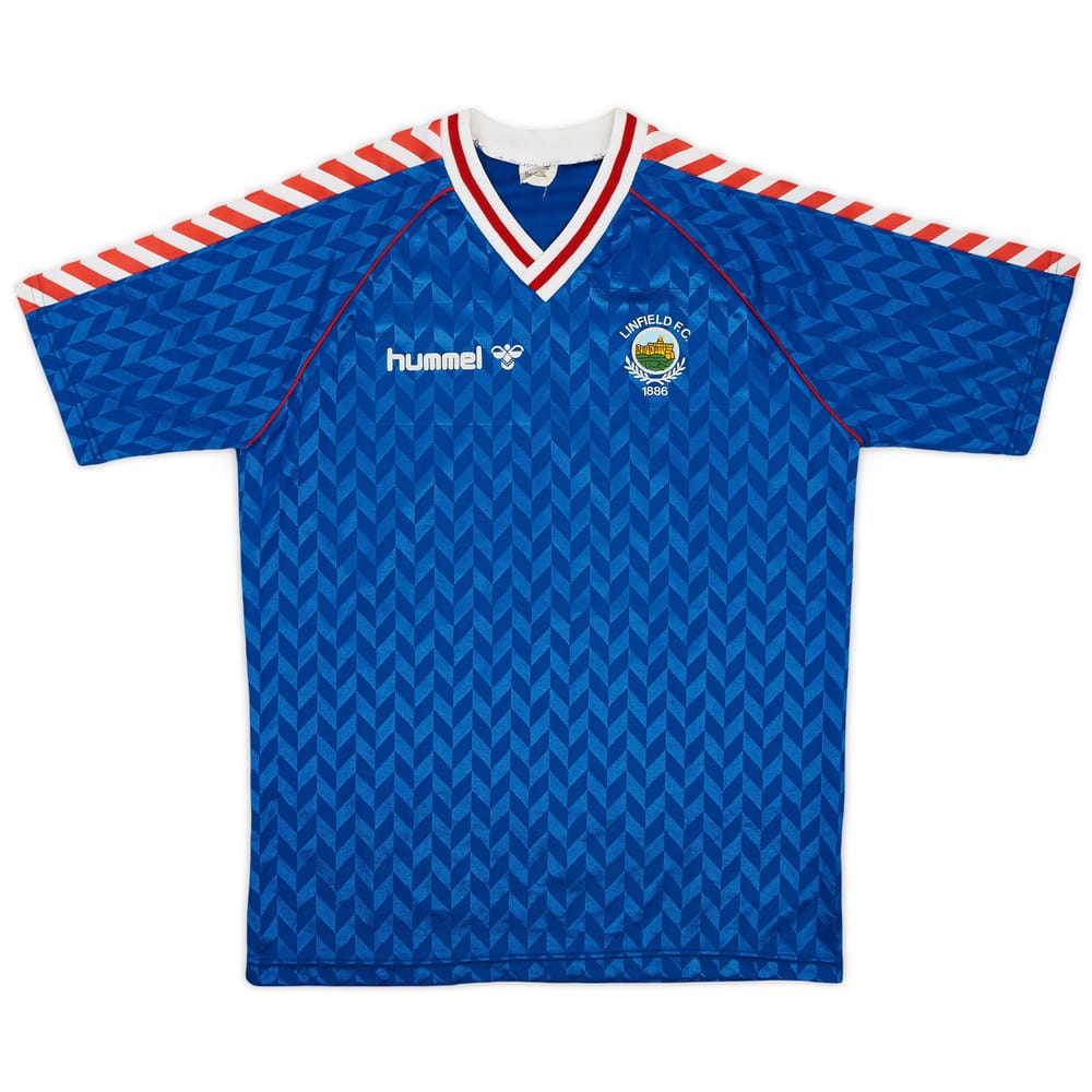 1987-90 Linfield Home Shirt - 9/10 - (M)
