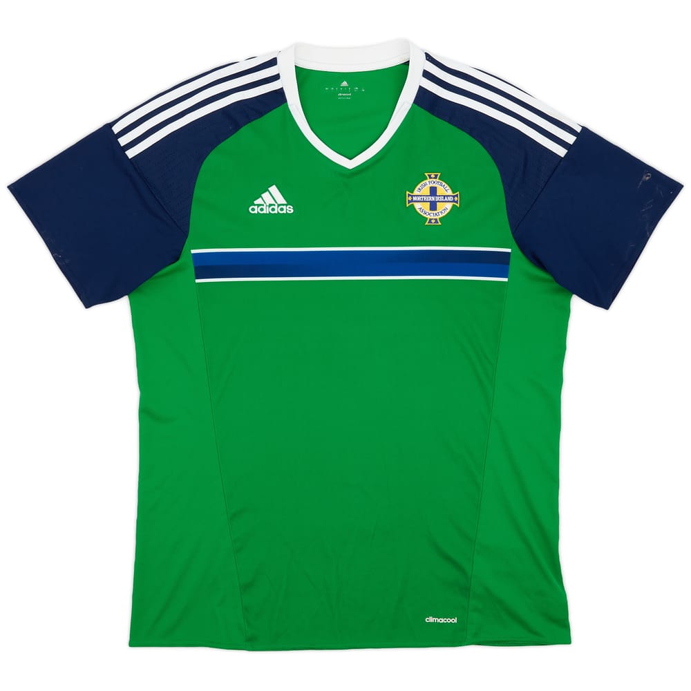 2016-17 Northern Ireland Home Shirt - 8/10 - (L)