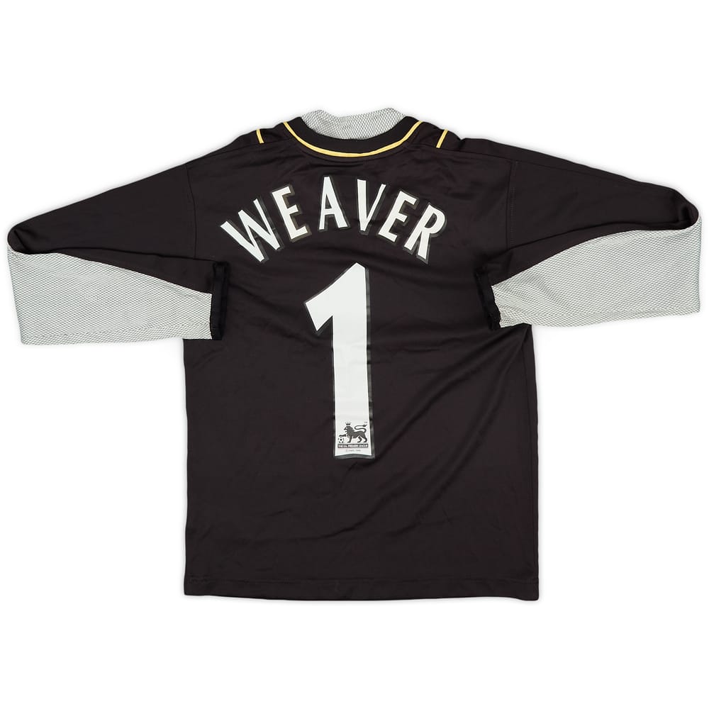 2006-07 Manchester City GK Shirt Weaver #1 - 8/10 - (M.Boys)