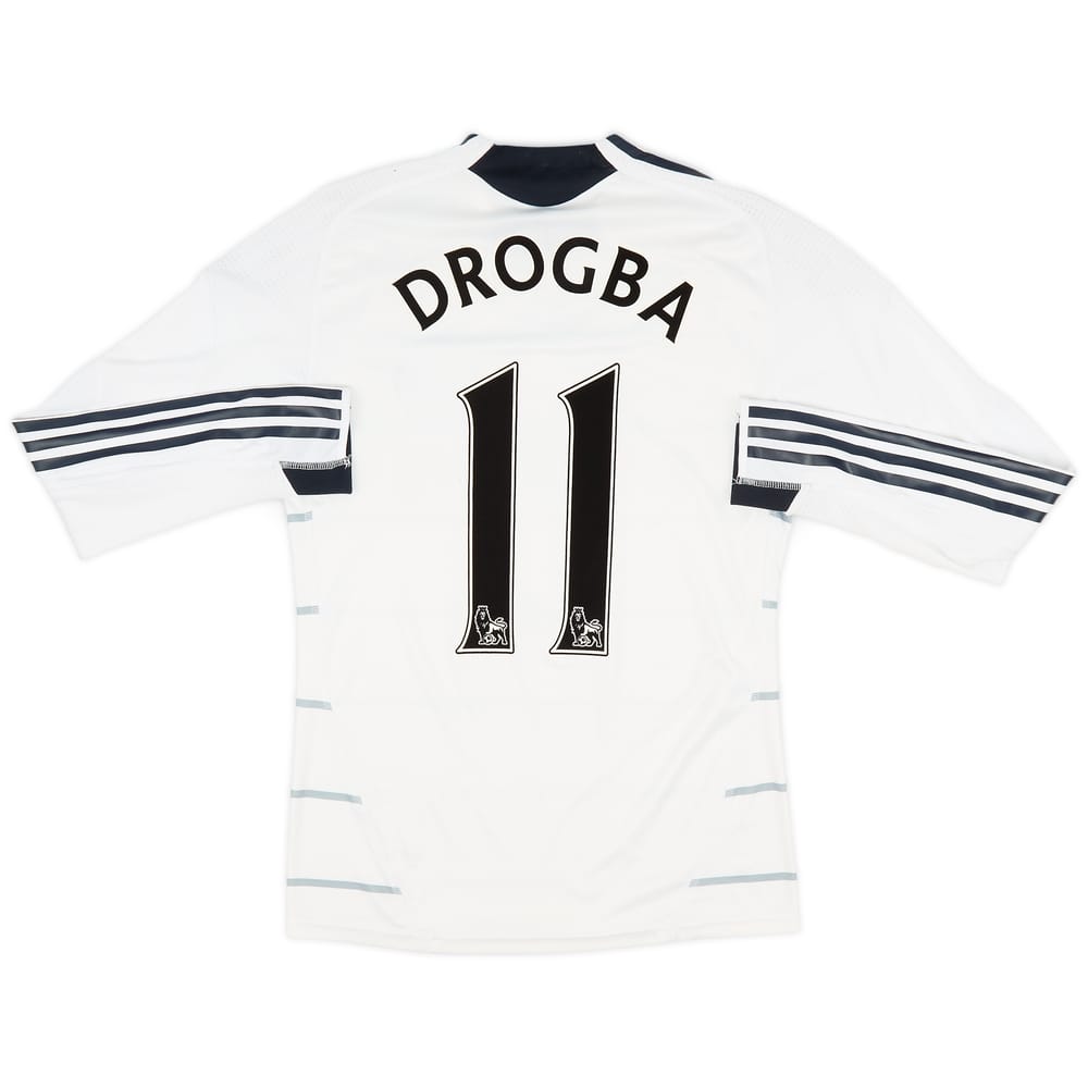 2009-10 Chelsea Player Issue Third L/S Shirt Drogba #11 - 6/10 - (S)