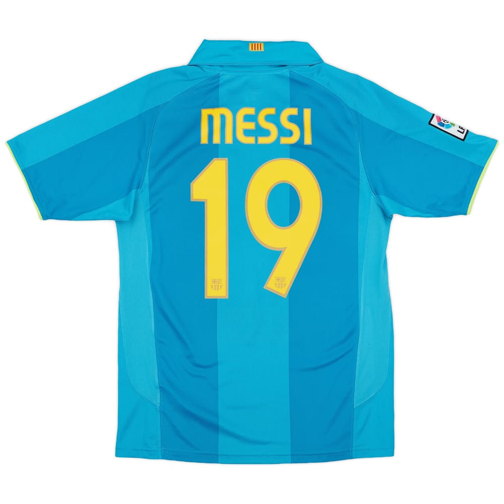 2007-09 Barcelona Away Shirt Messi #19 - 8/10 - (S)