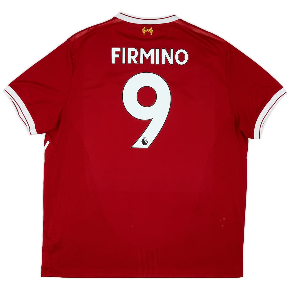 2017-18 Liverpool 125 Years Home Shirt Firmino #9 - 7/10 - (XL)