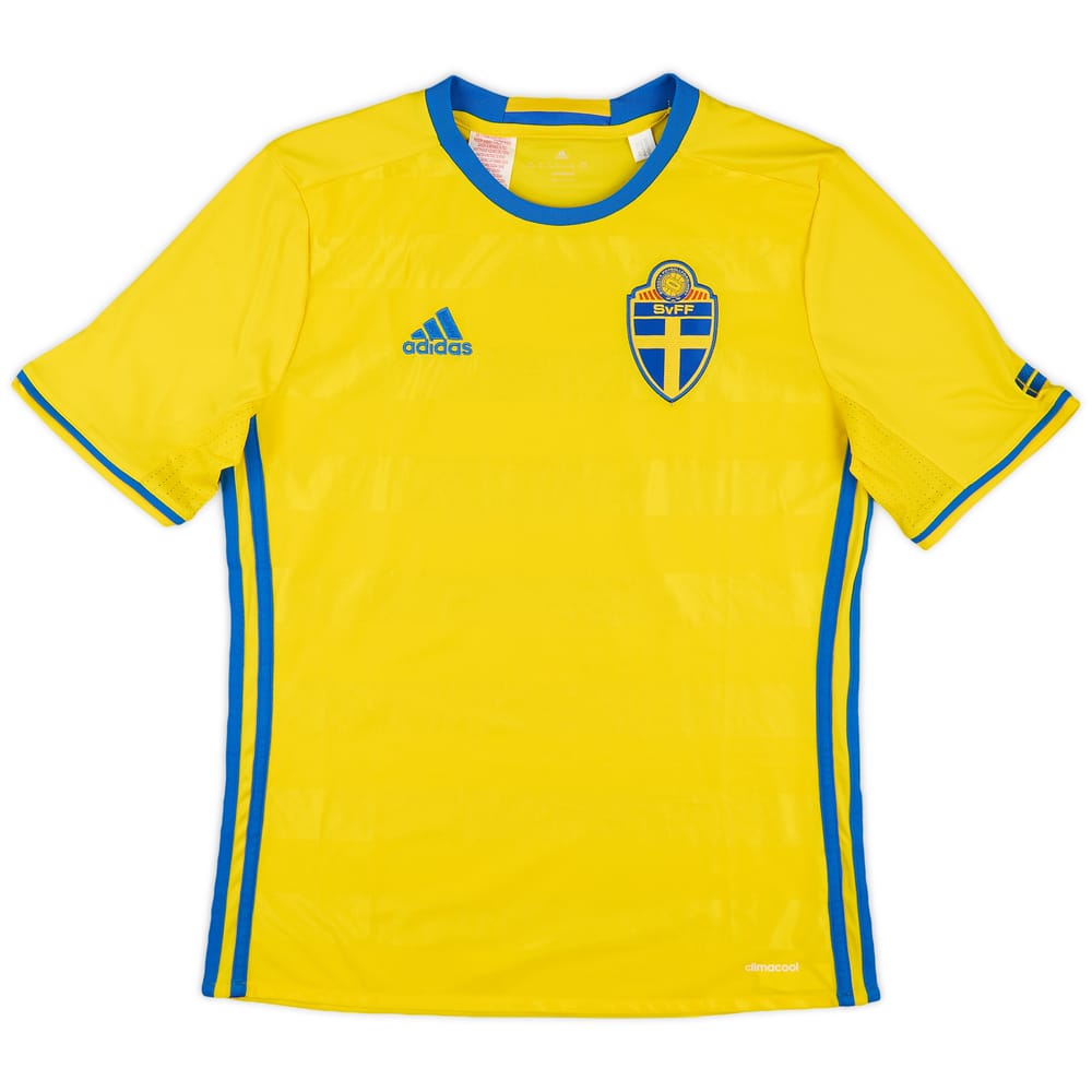 2016-17 Sweden Home Shirt - 9/10 - (XL.Boys)