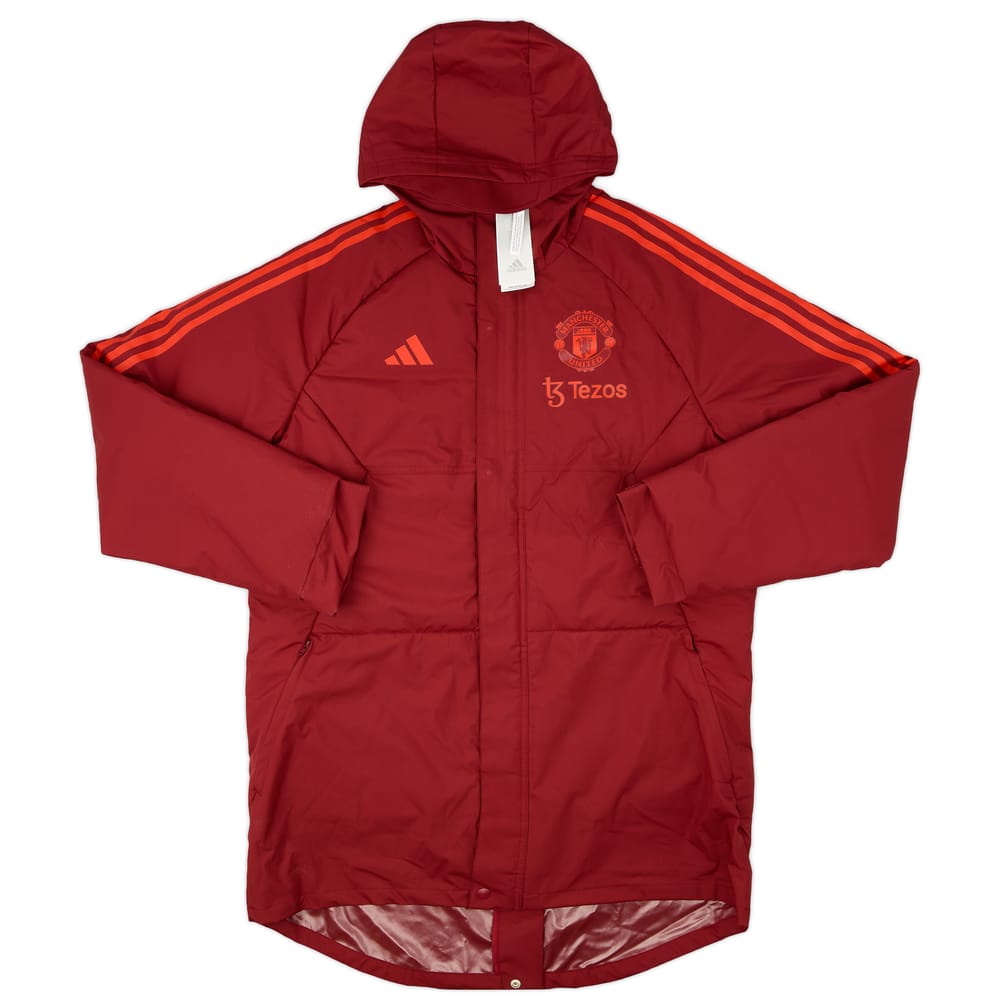 2023-24 Manchester United adidas Stadium Parka - 9/10