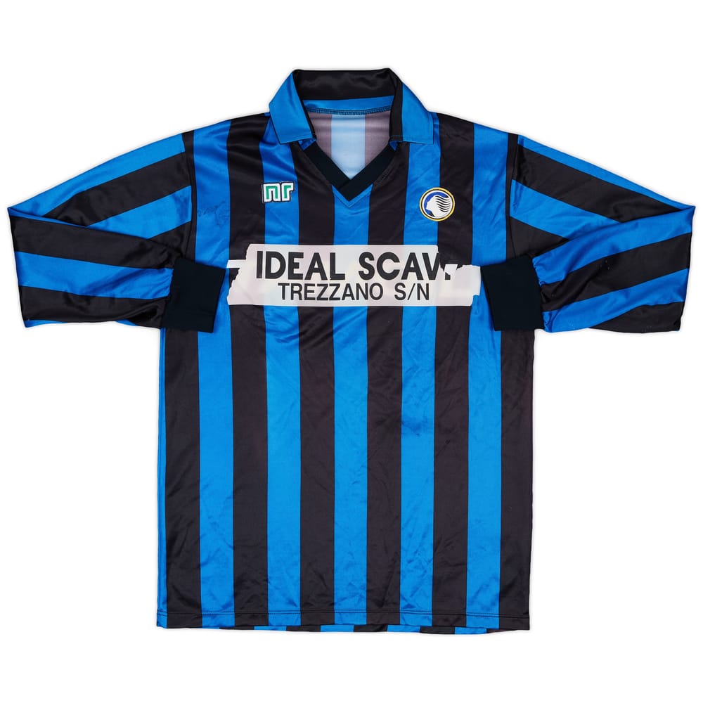 1990-91 Atalanta Match Issue Home L/S Shirt #6