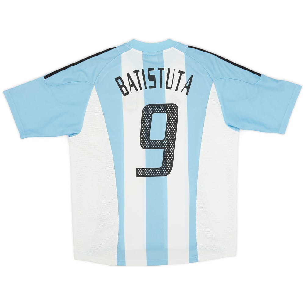 2002-04 Argentina Home Shirt Batistuta #9 - 5/10 - (L)